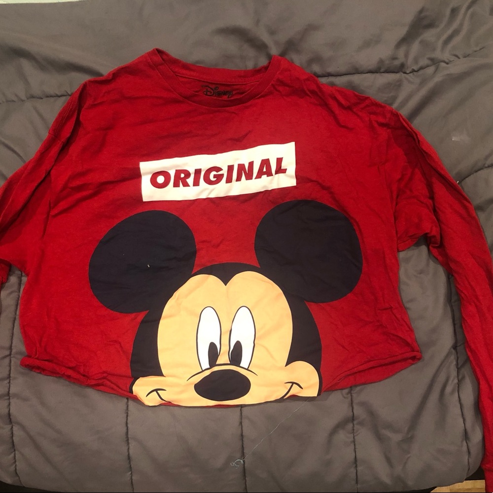 red mickey mouse "original" tee